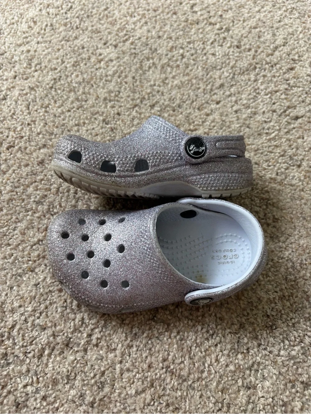 CROCS washed sanitized
